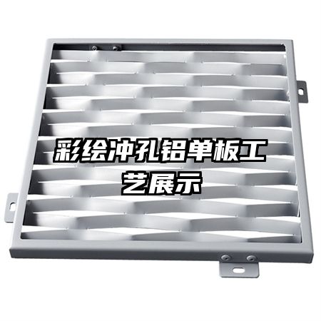 彩繪沖孔鋁單板工藝展示